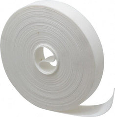 VELCRO Brand - 1" Wide x 25 Yd Long Self Fastening Tie/Strap Hook & Loop Roll - Continuous Roll, White, Printable Surface - Top Tool & Supply