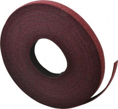 VELCRO Brand - 3/4" Wide x 25 Yd Long Self Fastening Tie/Strap Hook & Loop Roll - Continuous Roll, Cranberry, Fire Retardant, Printable Surface - Top Tool & Supply