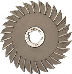 Made in USA - 7" Diam x 1/2" Width of Cut, 28 Teeth, High Speed Steel Side Milling Cutter - Straight Teeth, Uncoated - Top Tool & Supply