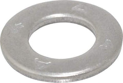 Value Collection - M8 Screw, Grade 316 Stainless Steel Standard Flat Washer - 8.4mm ID x 16mm OD, Plain Finish - Top Tool & Supply