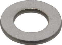 Value Collection - M10 Screw, Grade 316 Stainless Steel Standard Flat Washer - 10.5mm ID x 20mm OD, Plain Finish - Top Tool & Supply