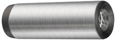 Jergens - 7/16" Diam x 1-1/2" Pin Length Alloy Steel Pull Out Dowel Pin - C 47-58 & C 60-64 (Surface) Hardness, 1 Beveled & 1 Threaded End - Top Tool & Supply