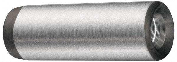 Jergens - 7/16" Diam x 2" Pin Length Alloy Steel Pull Out Dowel Pin - C 47-58 & C 60-64 (Surface) Hardness, 1 Beveled & 1 Threaded End - Top Tool & Supply