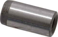 Jergens - 1/4" Diam x 1/2" Pin Length Alloy Steel Pull Out Dowel Pin - C 47-58 & C 60-64 (Surface) Hardness, 1 Beveled & 1 Threaded End - Top Tool & Supply