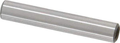 Jergens - 1/4" Diam x 1-1/2" Pin Length Alloy Steel Pull Out Dowel Pin - C 47-58 & C 60-64 (Surface) Hardness, 1 Beveled & 1 Threaded End - Top Tool & Supply