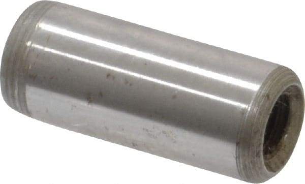 Jergens - 5/16" Diam x 3/4" Pin Length Alloy Steel Pull Out Dowel Pin - C 47-58 & C 60-64 (Surface) Hardness, 1 Beveled & 1 Threaded End - Top Tool & Supply