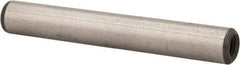 Jergens - 5/16" Diam x 2-1/4" Pin Length Alloy Steel Pull Out Dowel Pin - C 47-58 & C 60-64 (Surface) Hardness, 1 Beveled & 1 Threaded End - Top Tool & Supply