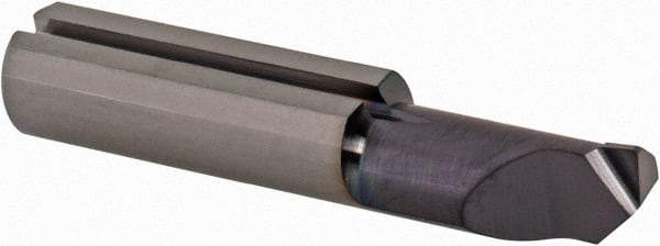 Iscar - 5mm Min Bore Diam, 25mm Max Bore Depth, 5mm Shank Diam, Boring Bar - 0.0059" Corner Radius, Right Hand Cut, Solid Carbide, TiAlN/TiN Finish - Exact Industrial Supply