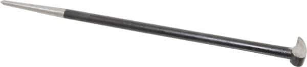 Value Collection - 16" OAL Rolling Head Pry Bar - 1/2" Wide, Chrome Vanadium - Top Tool & Supply