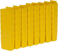 Quantum Storage - 1.8" Wide x 3" High, Yellow Bin Cup - Use with Quantum Storage Systems - Shelf Bin - Top Tool & Supply