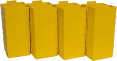 Quantum Storage - 2.8" Wide x 3" High, Yellow Bin Cup - Use with Quantum Storage Systems - Shelf Bin - Top Tool & Supply