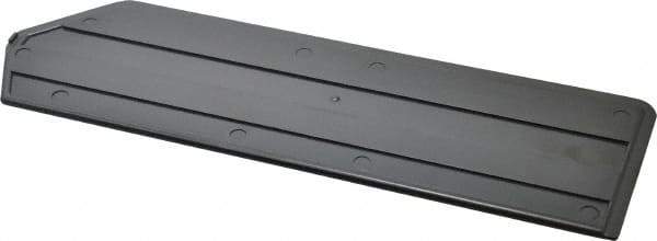 Quantum Storage - 10.9" Wide x 4" High, Black Bin Divider - Use with Quantum Storage Systems - QUS 224 - Top Tool & Supply