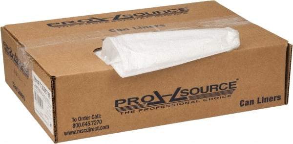 PRO-SOURCE - 0.35 mil Thick, Household/Office Trash Bags - 33" Wide x 39" High, Clear - Top Tool & Supply