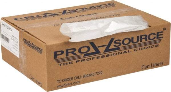 PRO-SOURCE - 0.47 mil Thick, Household/Office Trash Bags - 38" Wide x 58" High, Clear - Top Tool & Supply