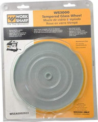 Work Sharp - 6 Inch Outside Diameter 150 mm Tempered Glass Wheel - Work Sharp 3000 Machine Compatible - Top Tool & Supply