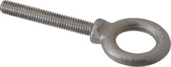 Gibraltar - 1,400 Lb Capacity, Steel, 3/8-16 Thread, Lifting Eye Bolt - Fully Threaded, 2-1/2" Shank, 2-1/2" Thread Length, Shoulder - Top Tool & Supply