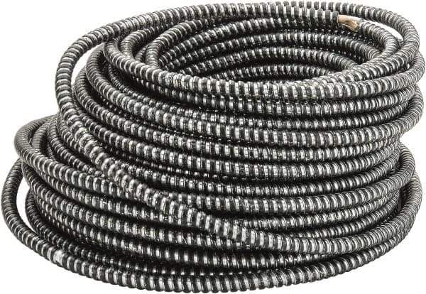 AFC CABLE - THHN, 10 AWG, 30 Amp, 125' Long, Solid Core, 2 Strand Building Wire - Black, Thermoplastic Insulation - Top Tool & Supply