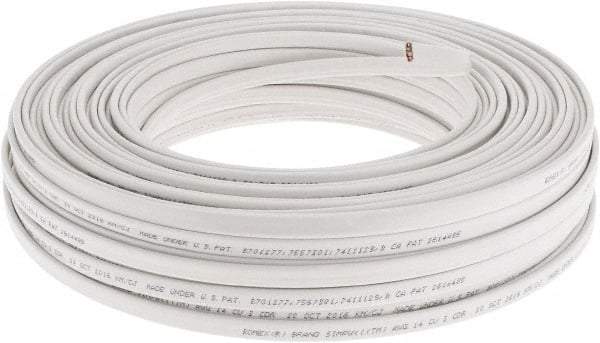 Southwire - NM-B, 14 AWG, 15 Amp, 250' Long, Stranded Core, 1 Strand Building Wire - White, PVC Insulation - Top Tool & Supply