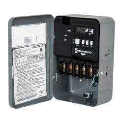 Intermatic - 7 Day Indoor Digital Electronic Timer Switch - 42 On/Off per wk, 240 VAC, 60 Hz, - Top Tool & Supply