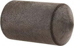 Made in USA - 1" Max Diam x 1-3/4" Long, Cone, Rubberized Point - Medium Grade, Silicon Carbide, 1/4" Arbor Hole, Unmounted - Top Tool & Supply