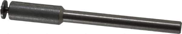 Made in USA - 1/8" Shank Rubberized Abrasive Point Mandrel - 1/16" Hole Compatibility, for Small Wheels - Top Tool & Supply