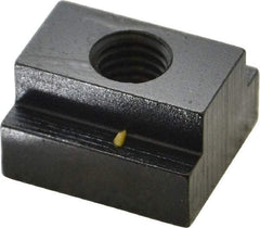 Gibraltar - 1/2-13 Tapped Through T Slot Nut - 11/16" Slot Width, 1-1/8 x 7/16" Base Width x Height, 1-1/4 x 3/4" OAL x Height - Top Tool & Supply