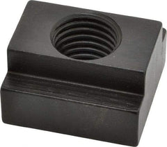 Gibraltar - 7/8-9 Tapped Through T Slot Nut - 1" Slot Width, 1-5/8 x 5/8" Base Width x Height, 1-3/4 x 1" OAL x Height - Top Tool & Supply