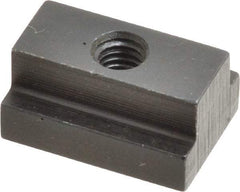 Gibraltar - M6x1.00 Tapped Through T Slot Nut - 7/16" Slot Width, 16 x 6mm Base Width x Height, 22 x 11mm OAL x Height - Top Tool & Supply