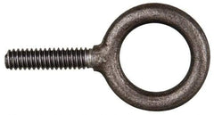 Gibraltar - 3,500 Lb Capacity, Steel, 5/8-11 Thread, Fixed Lifting Eye Bolt - Fully Threaded, 1-3/4" Shank, 1-3/4" Thread Length, No Shoulder - Top Tool & Supply