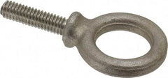 Gibraltar - 900 Lb Capacity, Steel, 5/16-18 Thread, Fixed Lifting Eye Bolt - Fully Threaded, 1-1/8" Shank, 1-1/8" Thread Length, Shoulder - Top Tool & Supply