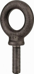 Gibraltar - 2,400 Lb Capacity, Steel, 1/2-13 Thread, Fixed Lifting Eye Bolt - Fully Threaded, 1-1/2" Shank, 1-1/2" Thread Length, Shoulder - Top Tool & Supply