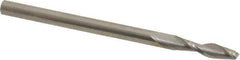 Onsrud - 1/8" Cutting Diam x 1/2" Length of Cut, 2 Flute, Upcut Spiral Router Bit - Uncoated, Right Hand Cut, Solid Carbide, 2" OAL x 1/8" Shank Diam, Double Edge, 30° Helix Angle - Top Tool & Supply