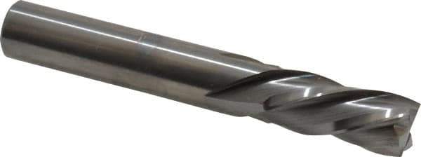 Onsrud - 1/2" Cutting Diam x 1-1/8" Length of Cut, 4 Flute, Downcut Spiral Router Bit - Uncoated, Right Hand Cut, Solid Carbide, 3-1/2" OAL x 1/2" Shank Diam, Four Edge, 30° Helix Angle - Top Tool & Supply