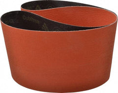 3M - 6" Wide x 48" OAL, 80 Grit, Ceramic Abrasive Belt - Ceramic, Medium, Coated, YF Weighted Cloth Backing, Wet/Dry, Series 777F - Top Tool & Supply