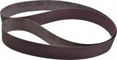 3M - 1-1/2" Wide x 60" OAL, 120 Grit, Aluminum Oxide Abrasive Belt - Aluminum Oxide, Fine, Coated, X Weighted Cloth Backing, Series 341D - Top Tool & Supply