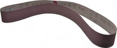 3M - 2-1/2" Wide x 60" OAL, 180 Grit, Aluminum Oxide Abrasive Belt - Aluminum Oxide, Very Fine, Coated, X Weighted Cloth Backing, Series 341D - Top Tool & Supply