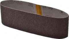 3M - 3" Wide x 21" OAL, 36 Grit, Aluminum Oxide Abrasive Belt - Aluminum Oxide, Very Coarse, Coated, X Weighted Cloth Backing, Series 341D - Top Tool & Supply