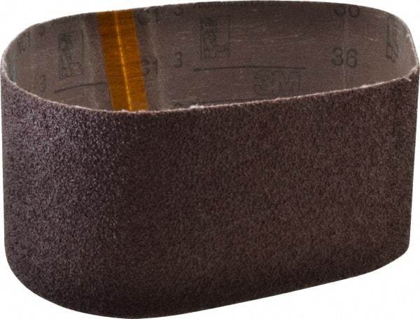 3M - 3" Wide x 24" OAL, 36 Grit, Aluminum Oxide Abrasive Belt - Aluminum Oxide, Very Coarse, Coated, X Weighted Cloth Backing, Series 341D - Top Tool & Supply