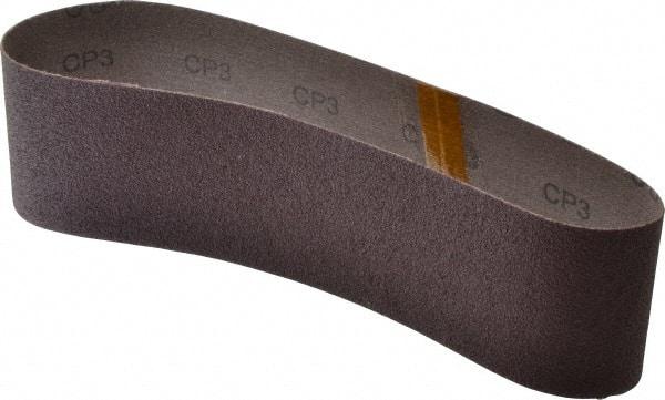 3M - 3" Wide x 24" OAL, 60 Grit, Aluminum Oxide Abrasive Belt - Aluminum Oxide, Medium, Coated, X Weighted Cloth Backing, Series 341D - Top Tool & Supply