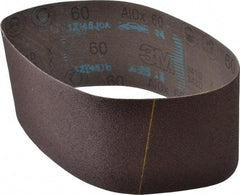 3M - 4" Wide x 24" OAL, 60 Grit, Aluminum Oxide Abrasive Belt - Aluminum Oxide, Medium, Coated, X Weighted Cloth Backing, Series 341D - Top Tool & Supply