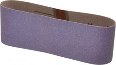 3M - 3" Wide x 18" OAL, 100 Grit, Ceramic Abrasive Belt - Ceramic, Fine, Coated, Y Weighted Cloth Backing, Series 761D - Top Tool & Supply