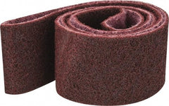 3M - 2-1/2" Wide x 60" OAL, Aluminum Oxide Abrasive Belt - Aluminum Oxide, Medium, Nonwoven, Series SC-BS - Top Tool & Supply