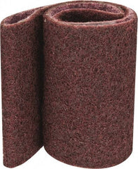 3M - 4" Wide x 24" OAL, Aluminum Oxide Abrasive Belt - Aluminum Oxide, Medium, Nonwoven, Series SC-BS - Top Tool & Supply