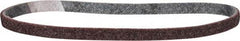 3M - 1/2" Wide x 24" OAL, Aluminum Oxide Abrasive Belt - Aluminum Oxide, Medium, Nonwoven, Series SE-BS - Top Tool & Supply