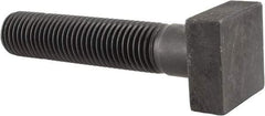 Gibraltar - 1-8 Thread, 4" Thread Length, 5" Length Under Head, Steel T Bolt - 1-11/16" Head Width x 11/16" Head Height, Grade 5 - Top Tool & Supply