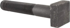 Gibraltar - 1-8 Thread, 4" Thread Length, 6" Length Under Head, Steel T Bolt - 1-11/16" Head Width x 11/16" Head Height, Grade 5 - Top Tool & Supply