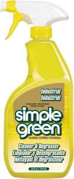 Simple Green - 24 oz Spray Bottle Cleaner/Degreaser - Liquid, Biodegradable, Concentrated, Lemon - Top Tool & Supply