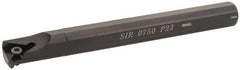 Carmex - Internal Thread, Right Hand Cut, 3/4" Shank Width x 3/4" Shank Height Indexable Threading Toolholder - 7" OAL, 22IR Insert Compatibility, SI Toolholder, Series SIR - Top Tool & Supply