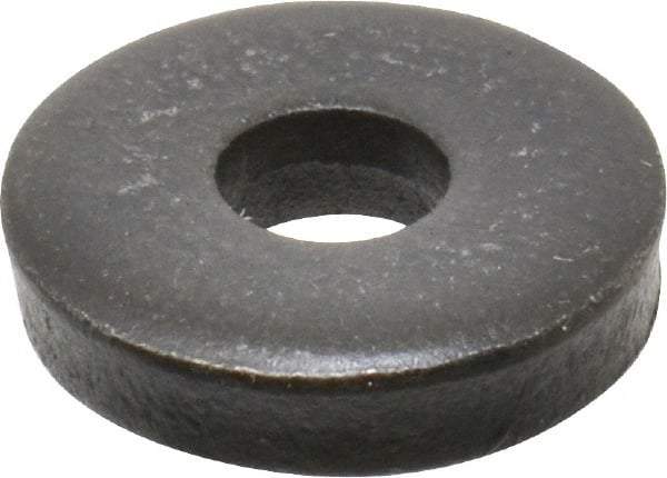 Gibraltar - M5 Screw, Grade 1010 Case Hardened Steel Extra Thick Flat Washer - 5.3mm ID x 15mm OD, 3.5mm Thick, Black Oxide Finish - Top Tool & Supply