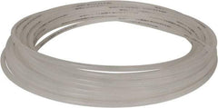 Parker - 3/8" ID x 1/2" OD, 1/16" Wall Thickness, 100' Long, Polyethylene Tube - Natural, 90 Max psi, -80 to 150°F - Top Tool & Supply